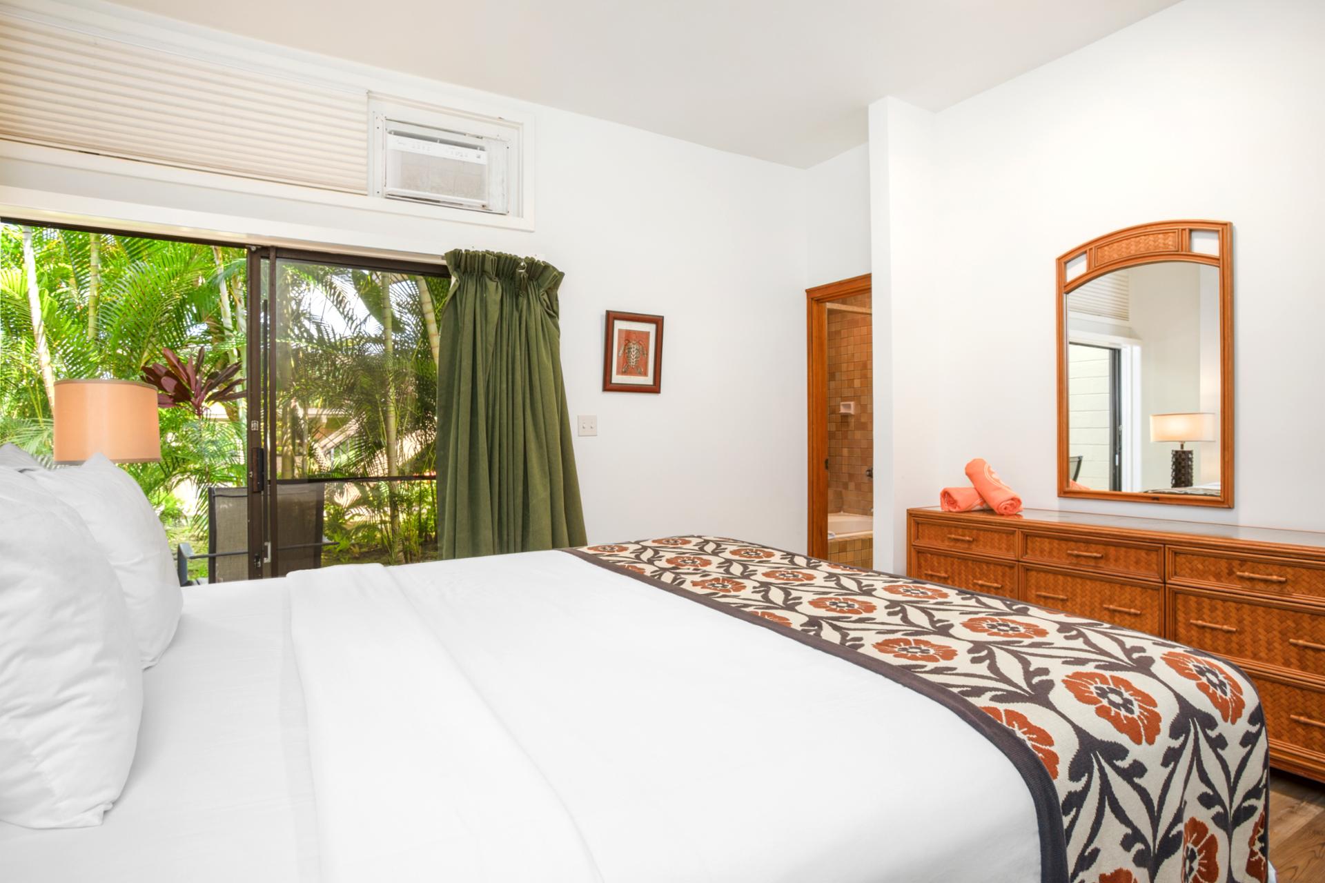 Designed for calm and comfort, this suite opens directly to a lanai that feels like your own secret garden