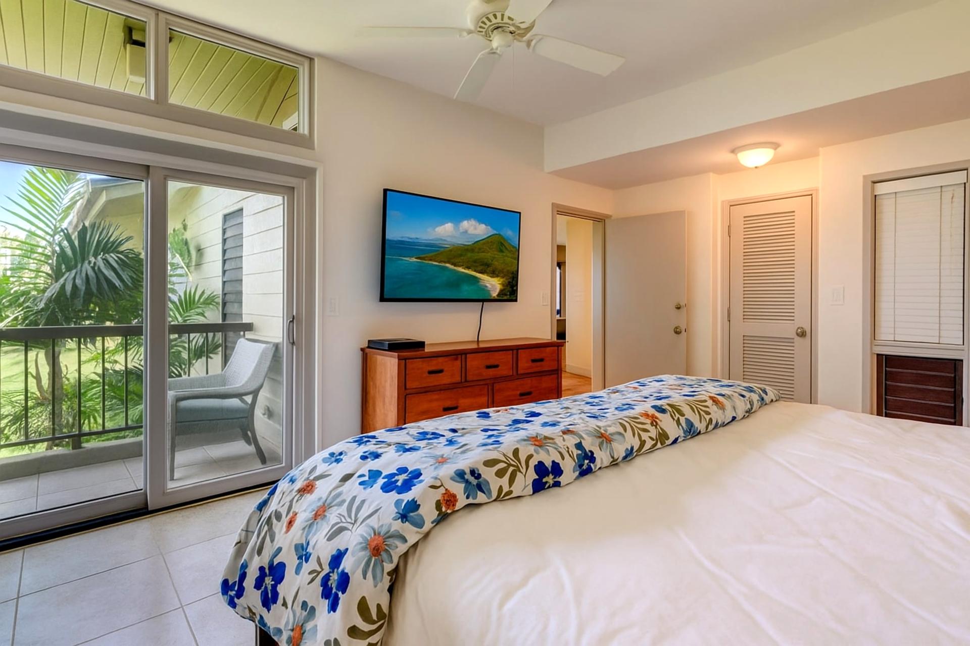 Wake up in a coastal daydream where sea-kissed breezes sneak through sliding doors to greet you with morning sunshine