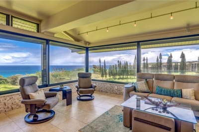 Panoramic windows frame nature like artwork—sit back and let the changing light paint your perfect backdrop KRV-722