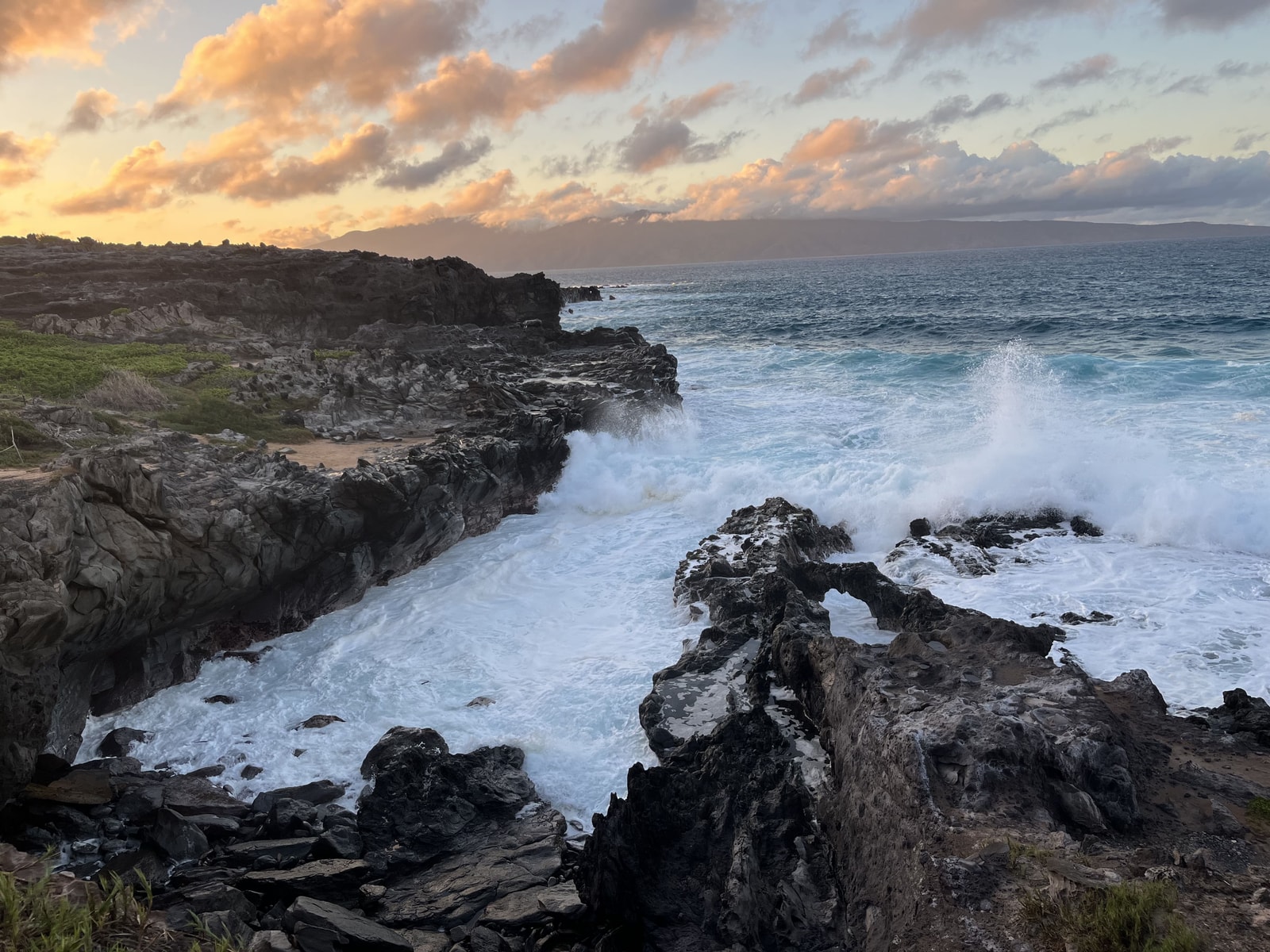 Incredible views from the Kapalua Coastal Trail across the street! 