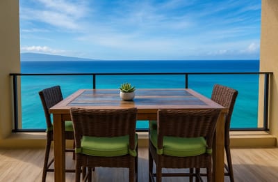 Cradled in comfort, the lanai floats above an ever-changing seascape—your front-row seat to coastal magic