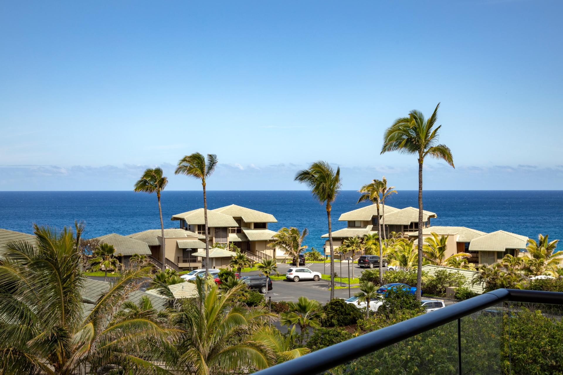    From your private perch, enjoy panoramic views of the Pacific and palm-lined rooftops bathed in golden light