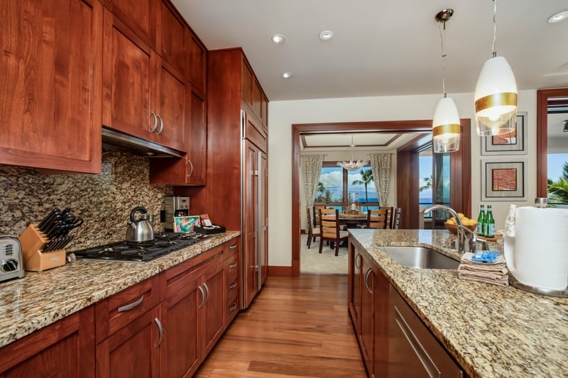 Modern kitchen with everything you need to create tropical feasts at home MON-1303