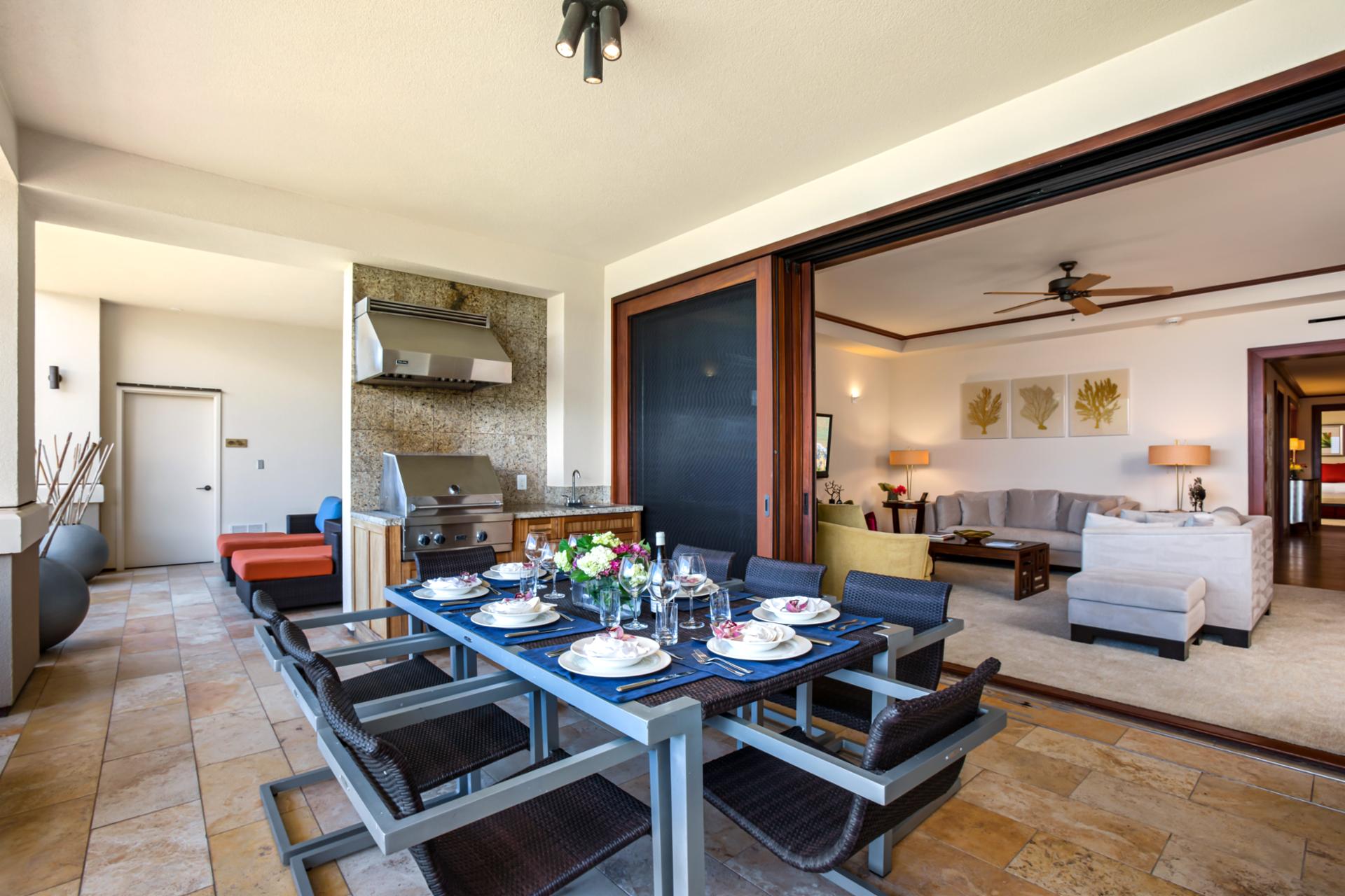 Soak up the beauty of island living from your shaded lanai