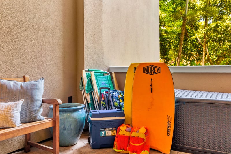 Beach gear ready for your island adventures
