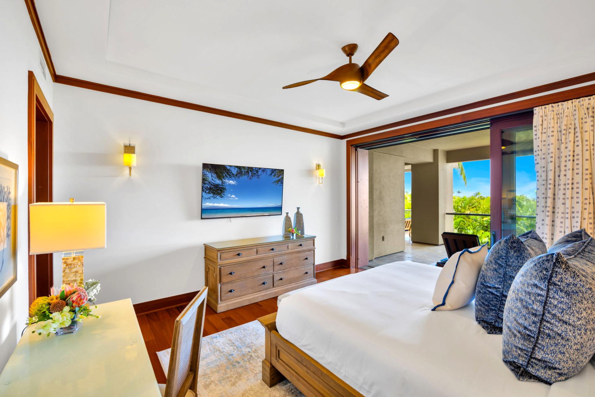Enjoy access to the lanai directly from the master suite