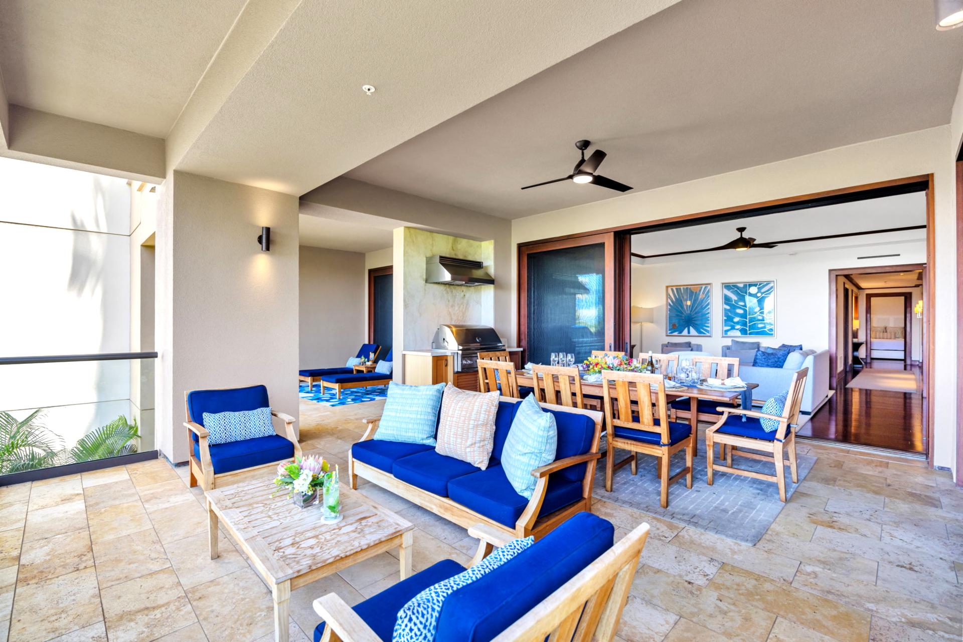 Relax on the lanai with a book or a cocktail