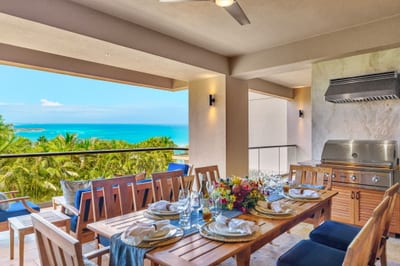 Enjoy the shaded lanai and private bbq perfect for outdoor dining