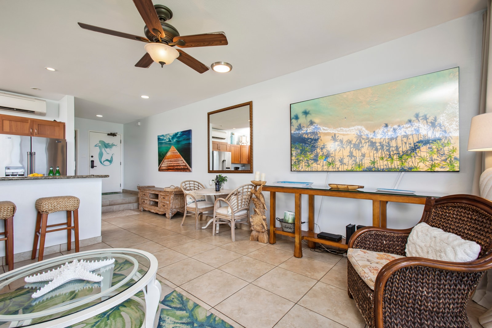 The spacious, open floor plan makes this suite ideal for relaxing after a beach day NAP-B13