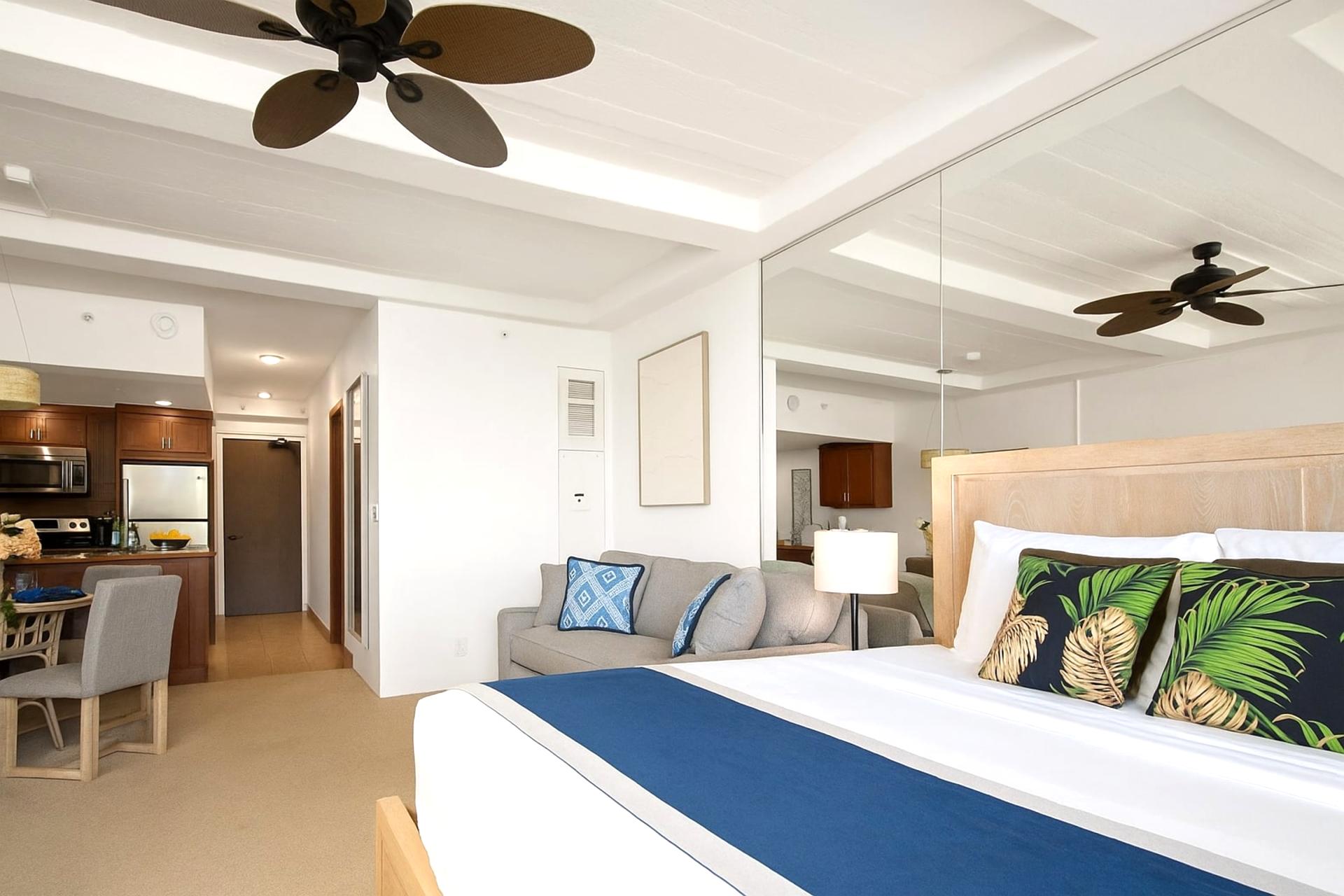 Sip coffee on the balcony or sink into island vibes indoors—this breezy suite is peace with a playful twist WH2-661