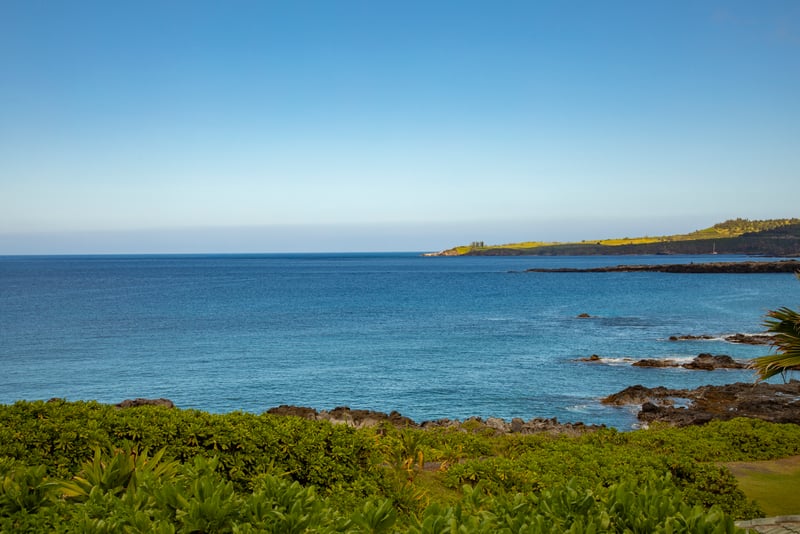 Soak in sweeping ocean vistas from your private viewpoint above the coastline