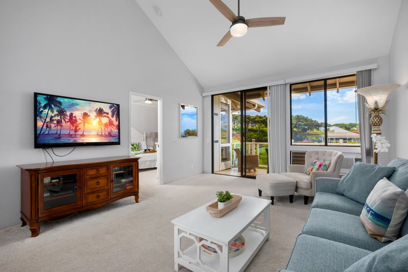 Kick off your flip-flops and curl up in this beachy-chic nook, where every pillow whispers 'aloha' in comfort GCH-120