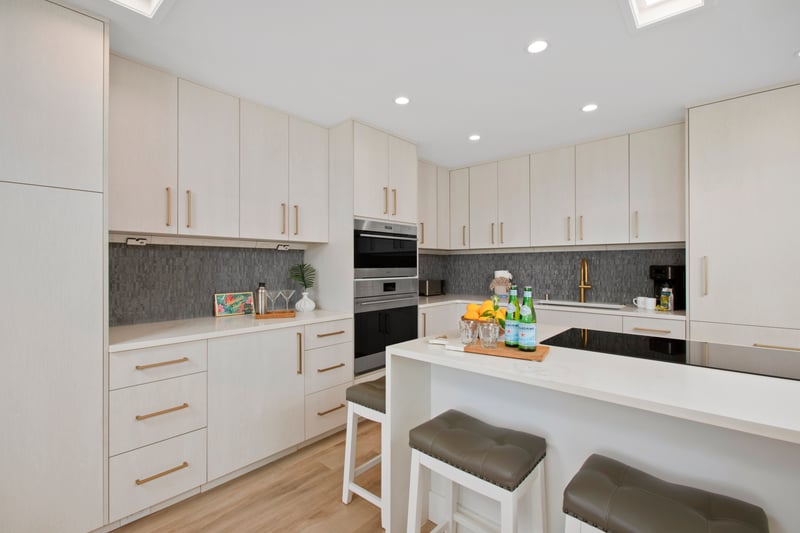 With drawers that pull smoother than a surfer on a morning wave, this island is ready for snack-prep or summit talks