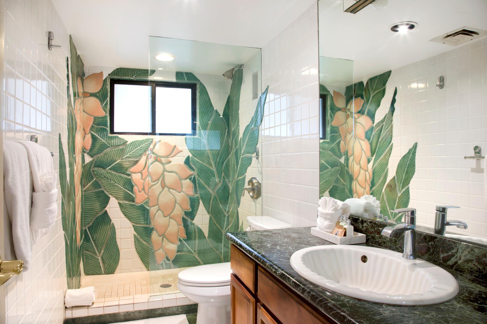 Crafted for quiet rituals, this sun-kissed washroom pairs natural grain wood with handpicked essentials
