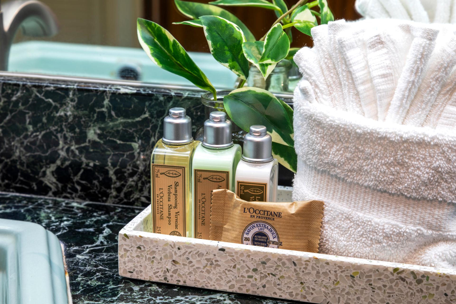 The master bath boasts a spacious vanity, walk-in shower or tub, and spa-like amenities for a relaxing experience.
