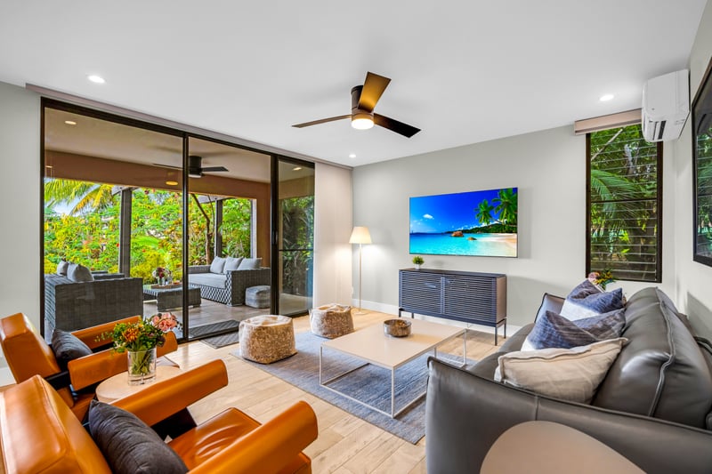 A cozy living room that feels like home away from home
