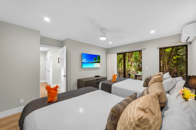 Drift off in a peaceful bedroom made for total relaxation