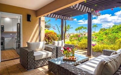 Lounge outdoors and enjoy the sunshine and gentle island breeze