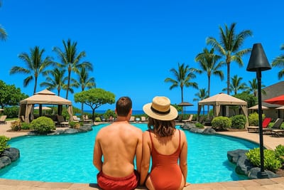 Splash into paradise at Honua Kai sparkling pools, where every swim is surrounded by lush tropical beauty. Just steps away, the pristine beach invites you to sink your toes into golden sand. HKH-114