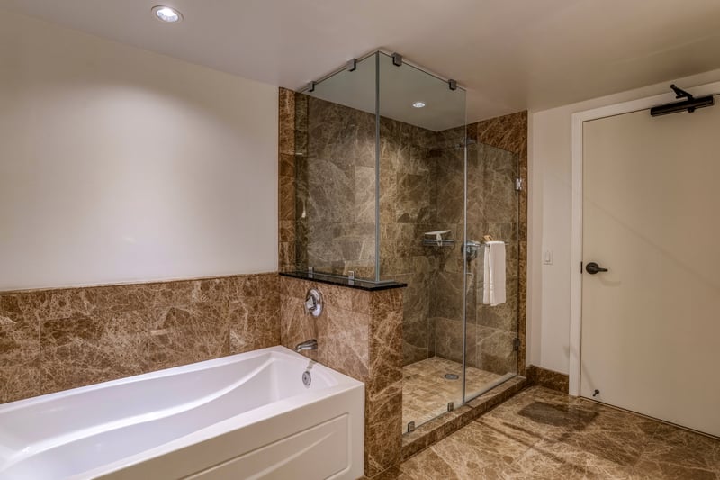 Relax, refresh, and rejuvenate in this spa-inspired bathroom retreat