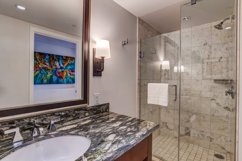 A bright space designed for getting ready with ease
