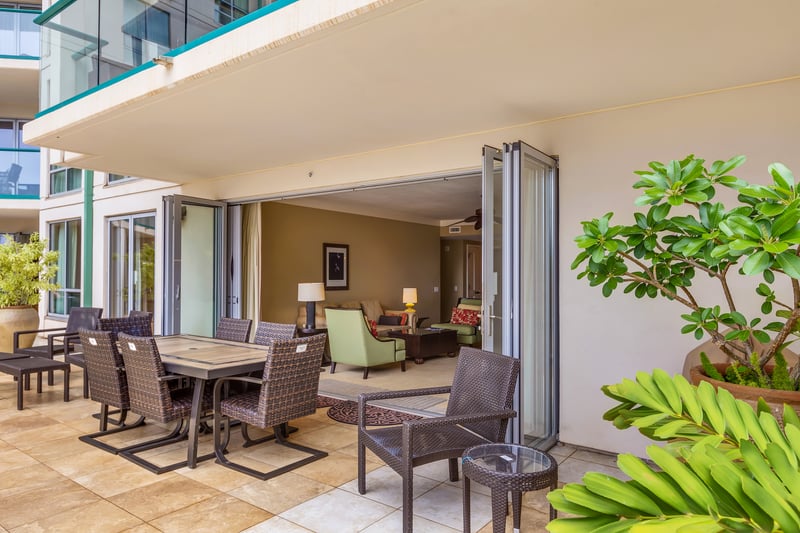 Perfect spot for morning coffee or sunset drinks