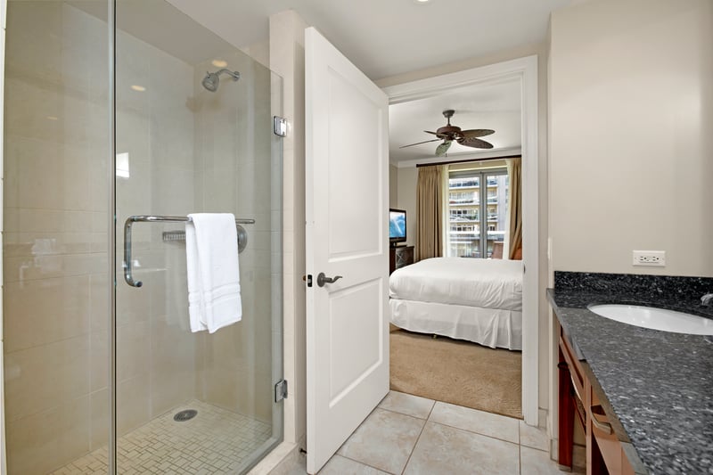 A clean, calming space to reset between island adventures