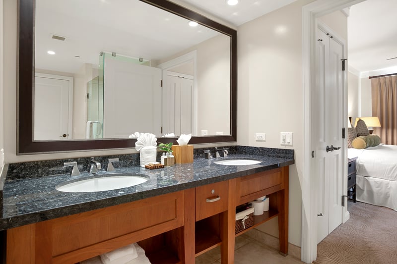 A clean, calming space to reset between island adventures