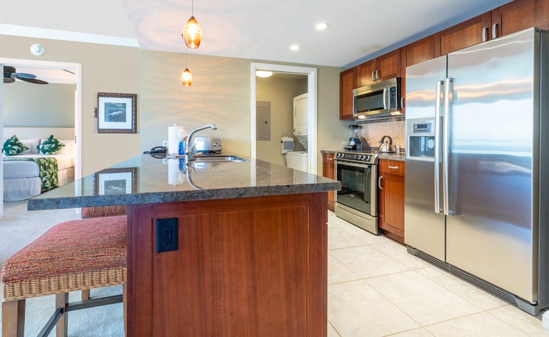 Elevate every meal in this bright, well-equipped island kitchen