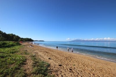 Unwind on golden sands just steps away, with gentle waves, scenic shoreline, and a peaceful Maui breeze HKH-423