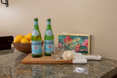 Artfully staged for instant comfort and refreshment