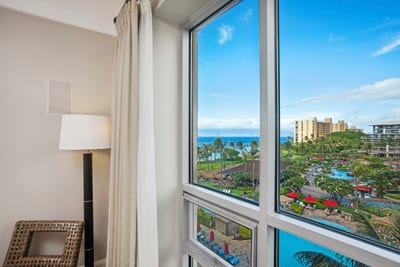 Wake up to bright views and fresh island air