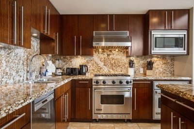Sleek design and plenty of space for prepping fresh island flavors