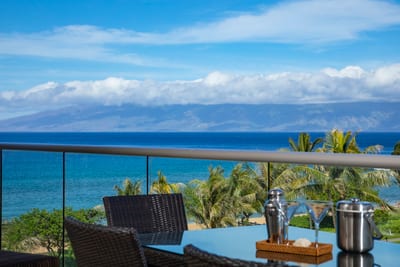 Dine under the open sky with lush views and island air