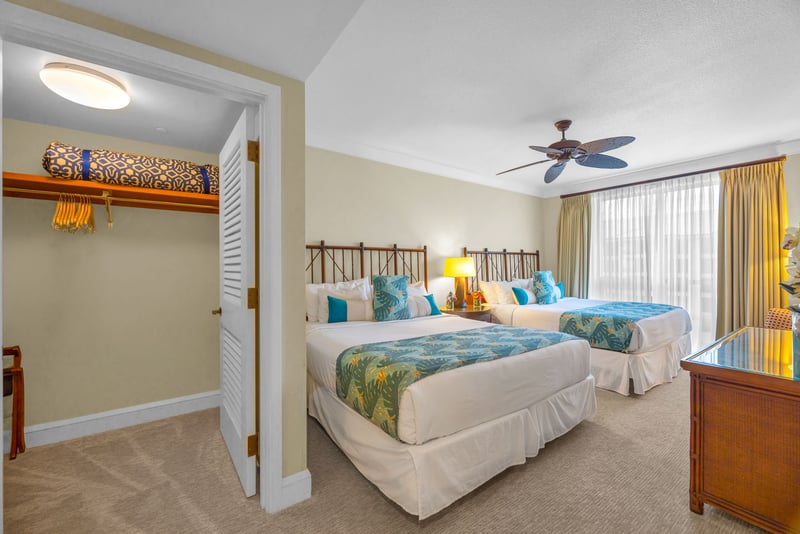 Guest suite includes private access to the bathroom and plenty of natural light.
