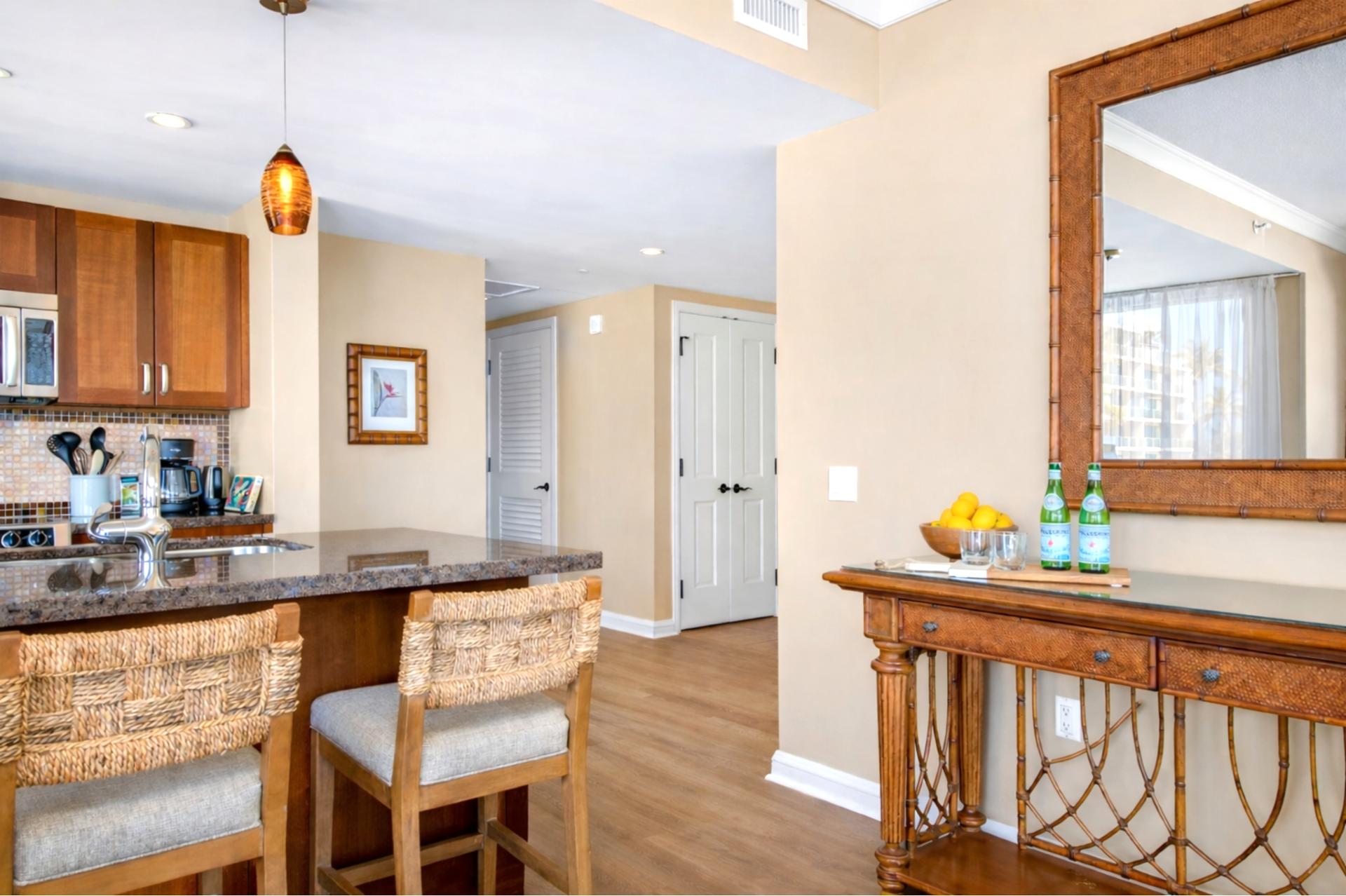 A welcoming entry hallway leads you into the residence, offering a bright transition from arrival to the open living spaces beyond.