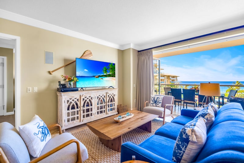 Comfort meets style in this inviting living room, with plush seating and a seamless indoor-outdoor flow. HKH-529