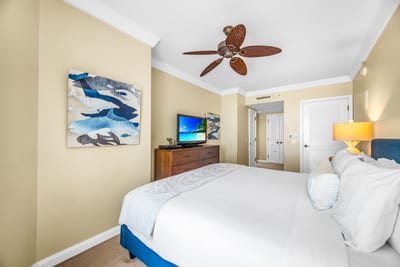 Guest Bedroom 1 adds flexibility with a King bed and light-filled layout for a restful stay. HKH-529