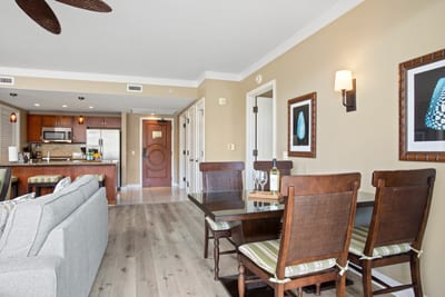 Modern Condo Interior with Open Kitchen and Dining Space Elegance HKH-545