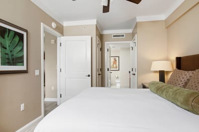 Spacious bedroom retreat with ensuite bath and calming neutral tones. HKH-545