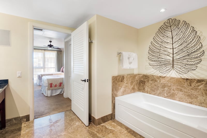 Indulge in a luxe soak after salty beach adventures