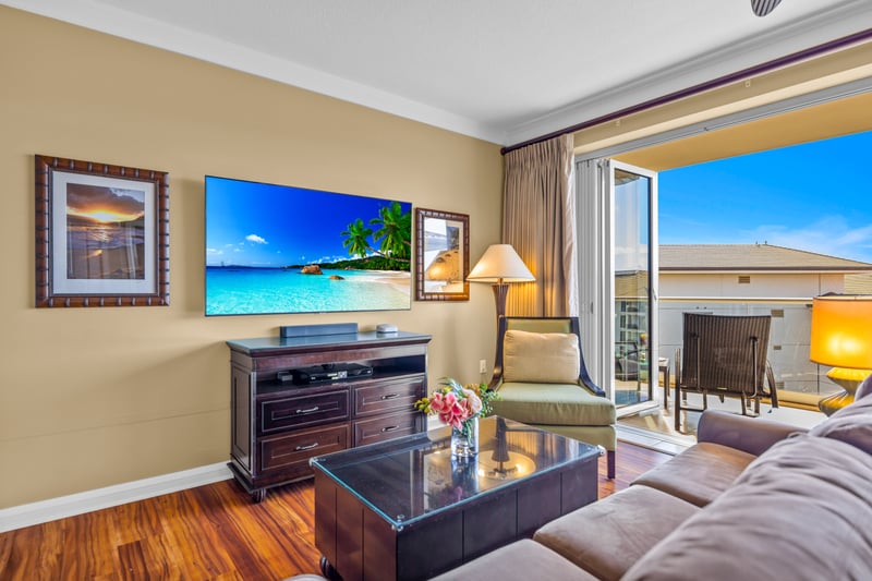 Bright living space designed for comfort and connection