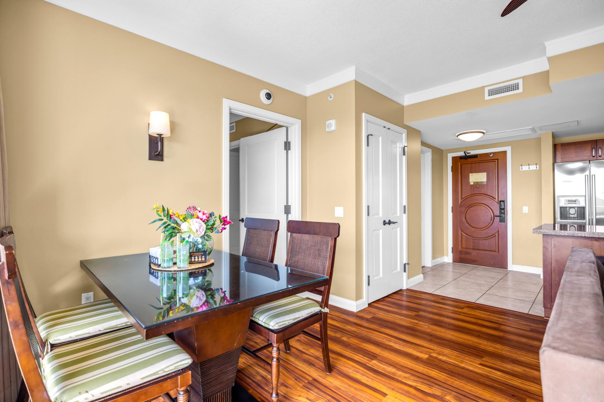 A cozy dining area perfect for long relaxed dinners