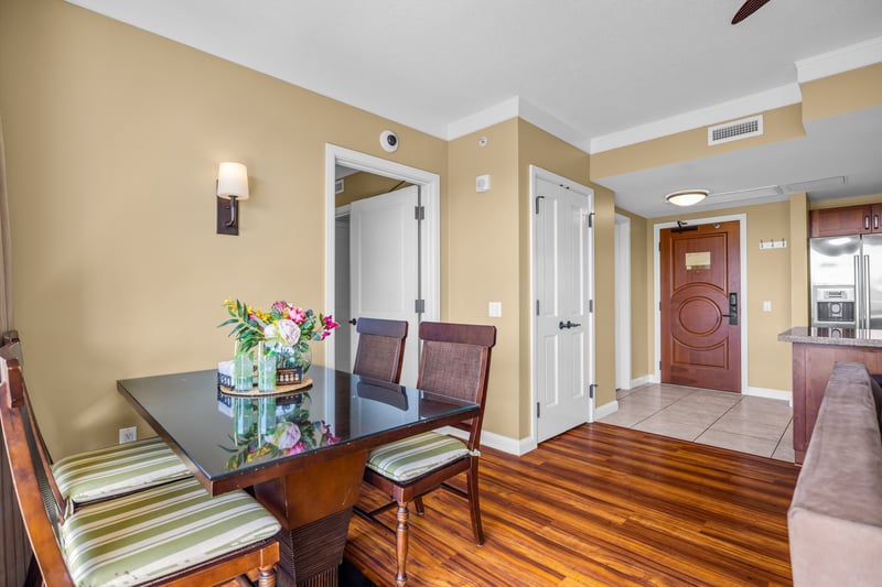A cozy dining area perfect for long relaxed dinners