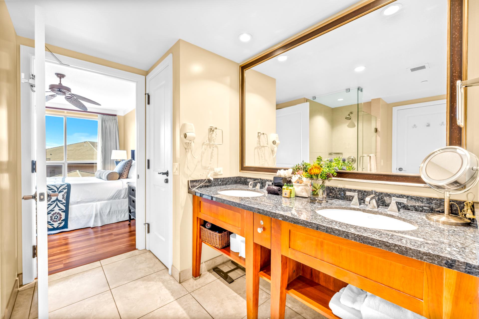 Spa inspired primary bathroom for refreshing mornings and evenings