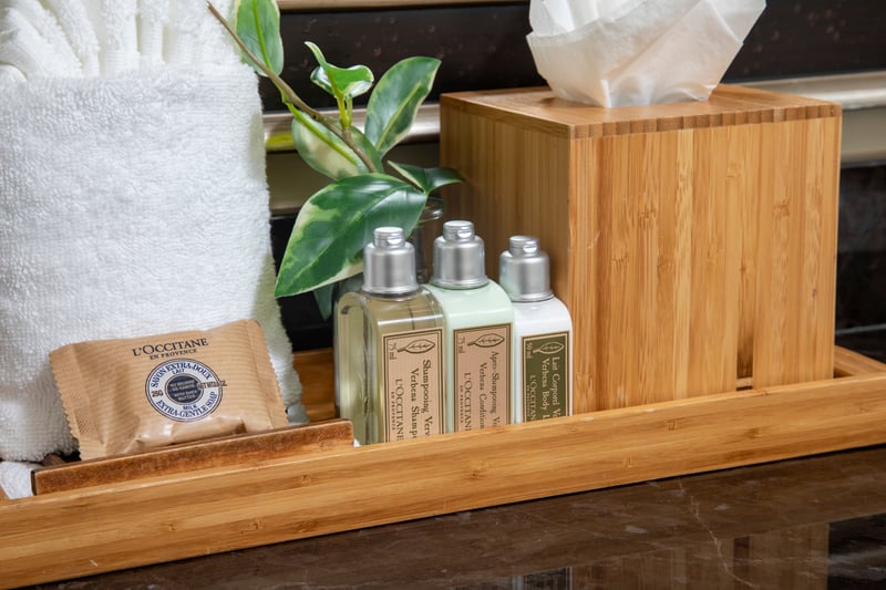 Relax and rejuvenate in this master bath with everything you need 