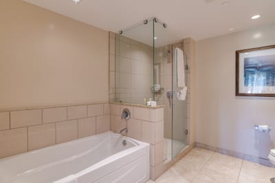 Relaxation flows from the rainfall shower to the soaking tub