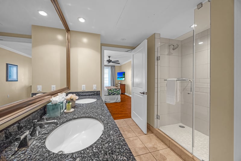 Refresh in a spa inspired primary bath
