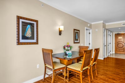 Casual dining space ideal for relaxed evenings