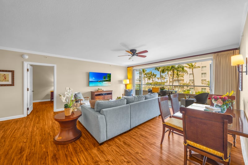 Open living area designed for comfort and connection